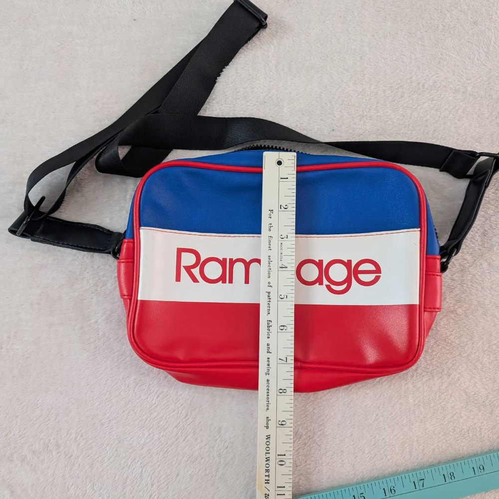 Rampage Crossbody Red Blue Logo Bag - Picture 4 of 10